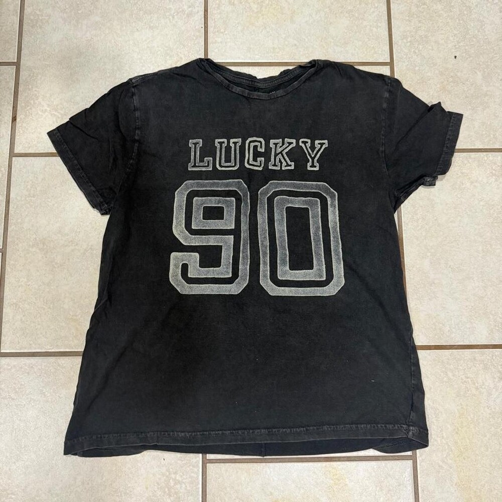 Lucky Brand women’s black cotton tank top Size M #summer